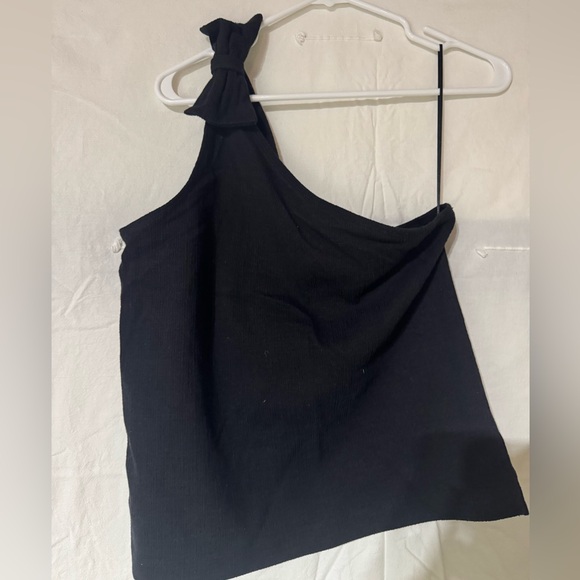 J. Crew Tops - J. Crew Black One-Shoulder Camisole